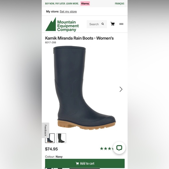 Kamik Women’s Rain Boots Size 7 BNIB - Picture 7 of 7